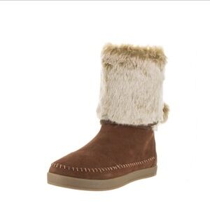 TOM Nepal Rawhide Women’s BooTies Flat Size 7.5 Bohemian Cottage Core